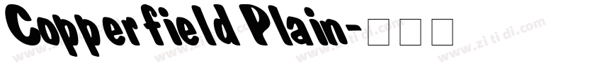 Copperfield Plain字体转换